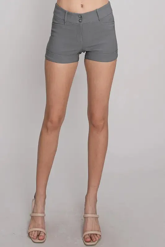 Millennium Trouser Shorts - Grey