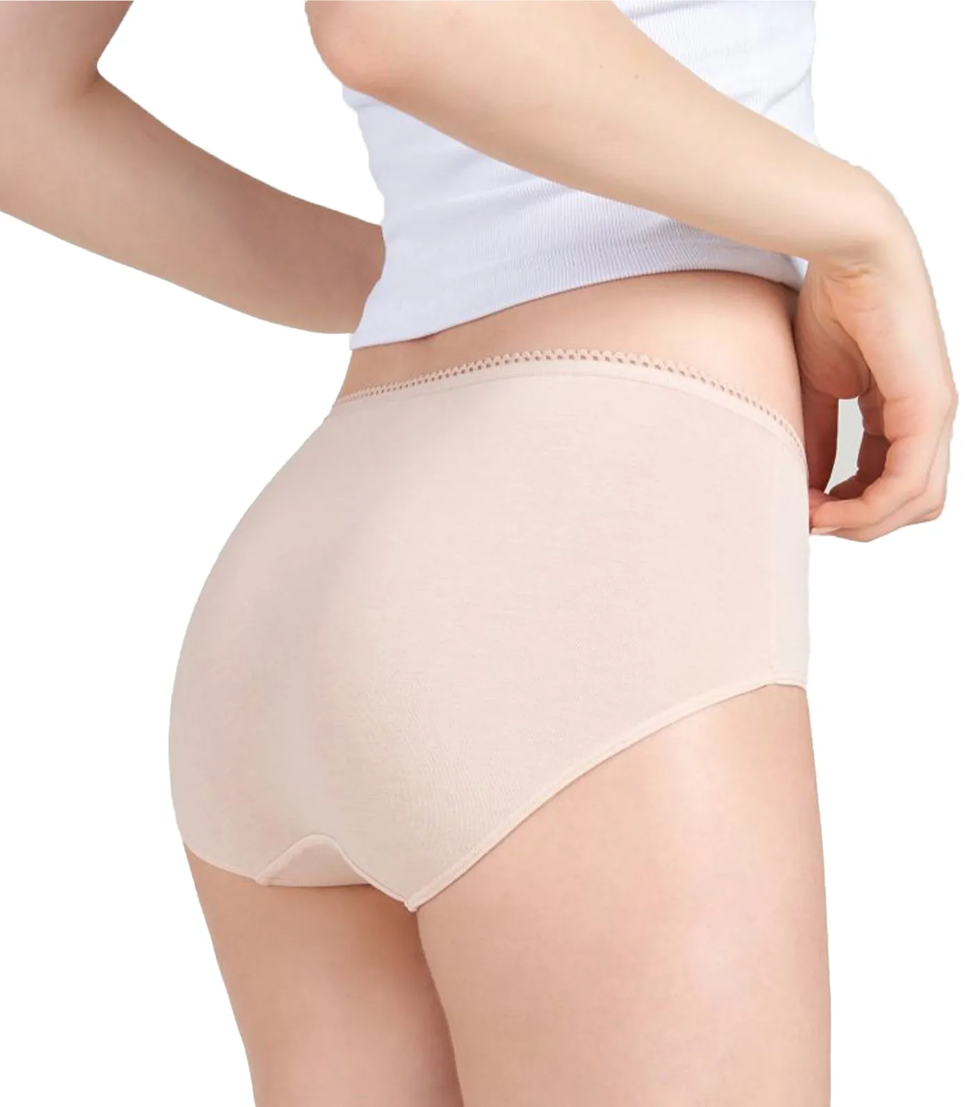 Modern Cotton Hipster Panty Beige