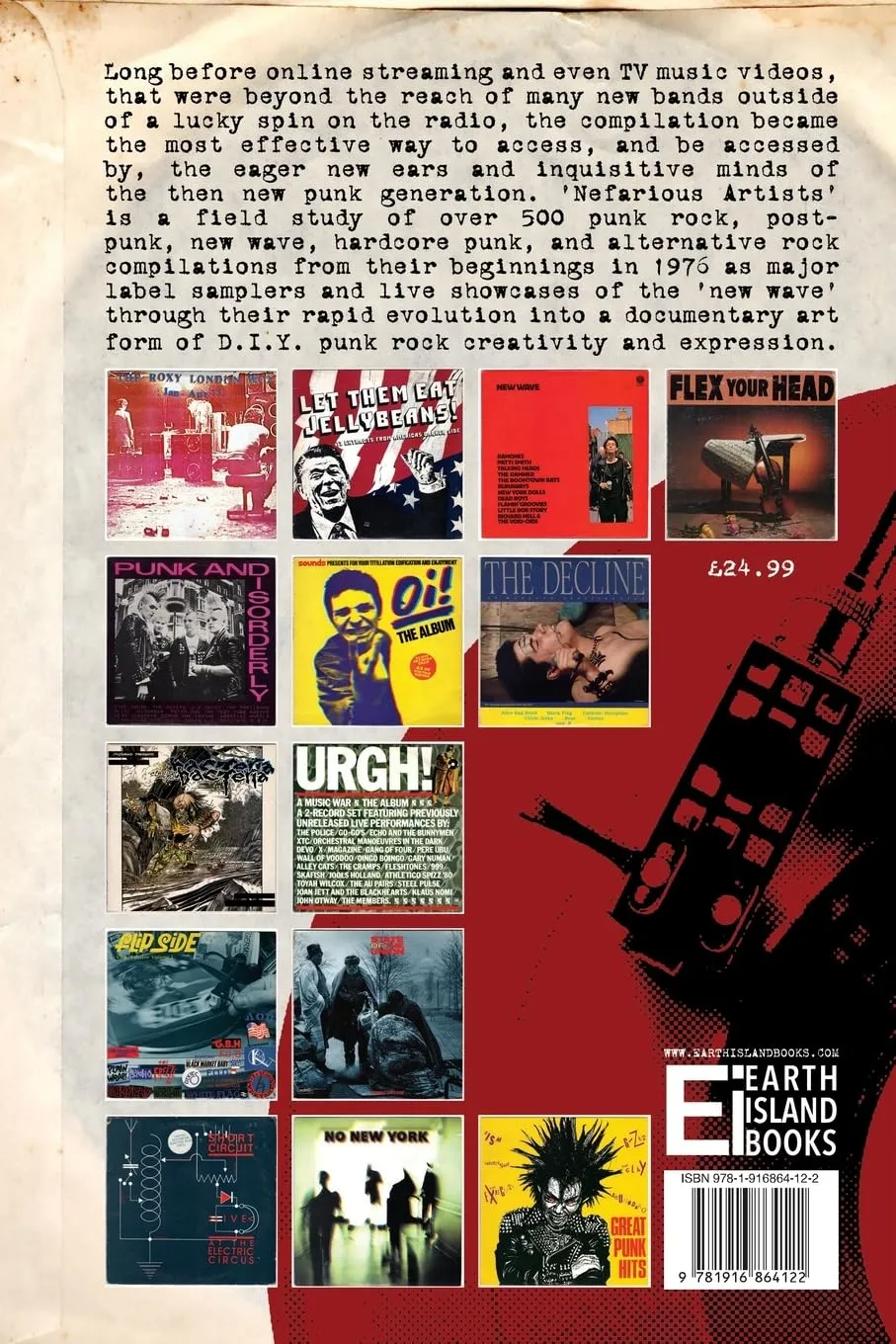 Nefarious Artists: The Evolution and Art of the Punk Rock, Post-Punk, New Wave, Hardcore Punk and Alternative Rock Compilation R