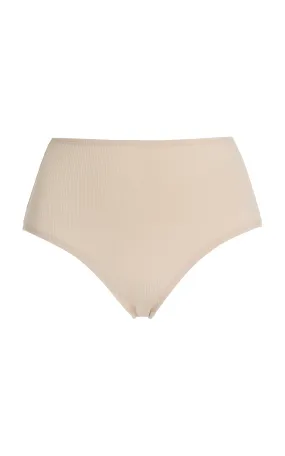 Nia Thomas Exclusive Paloma Ribbed Cotton-Blend Panty