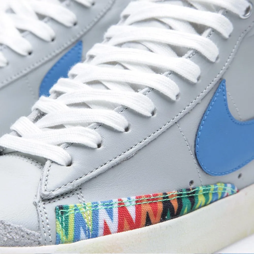 Nike Blazer Mid '77 Premium Vintage.Strata Grey & Photo Blue