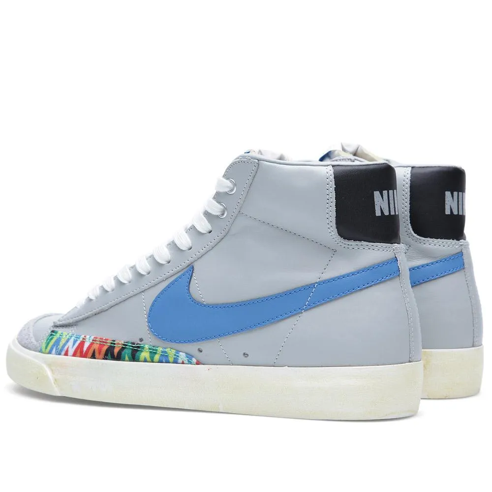 Nike Blazer Mid '77 Premium Vintage.Strata Grey & Photo Blue