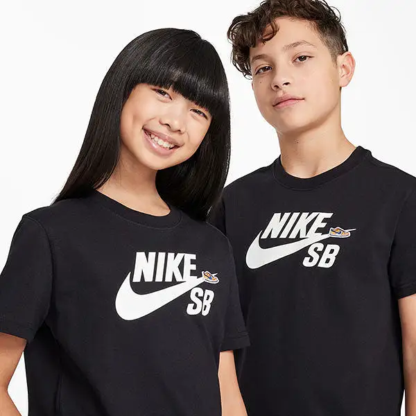 Nike SB NSW SB Logo Big Kids Tee Black