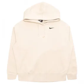 Nike Women Sportswear Fleece Hoody (oatmeal / black)