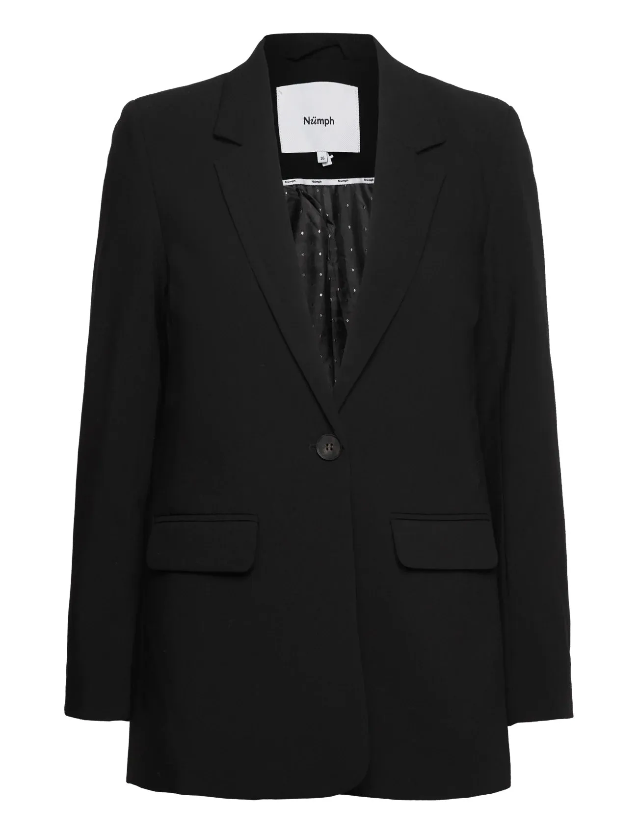 Nümph Nuronja Black Single Breasted Blazer