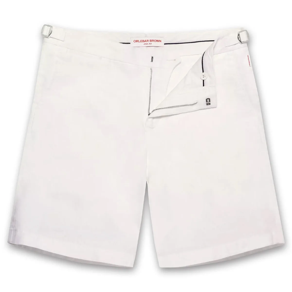 Orlebar Brown - Norwich Linen Shorts in White