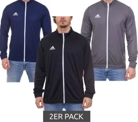 Pack de 2 chaquetas de entrenamiento adidas Entrada 22 para hombre, chaqueta deportiva con tecnología AEROREADY en color gris, n