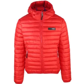 Plein Sport Padded Circle Logo Red Jacket