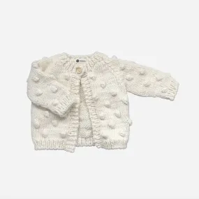 POPCORN CARDIGAN - IVORY