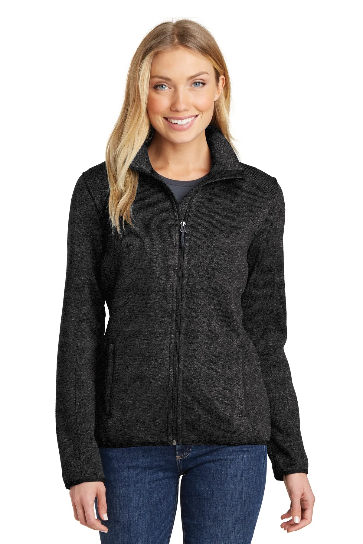 Port Authority L232    Ladies Sweater Fleece Jacket SKU: L232