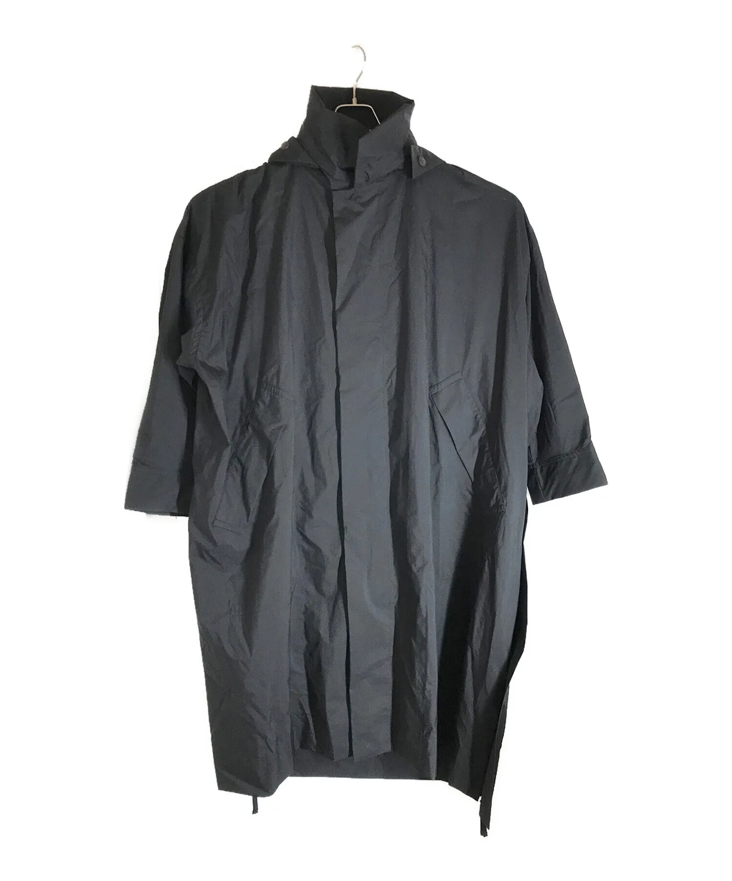 [Pre-owned] IKKO TANAKA×ISSEY MIYAKE Collaboration stand collar overcoat PP91-ZA821