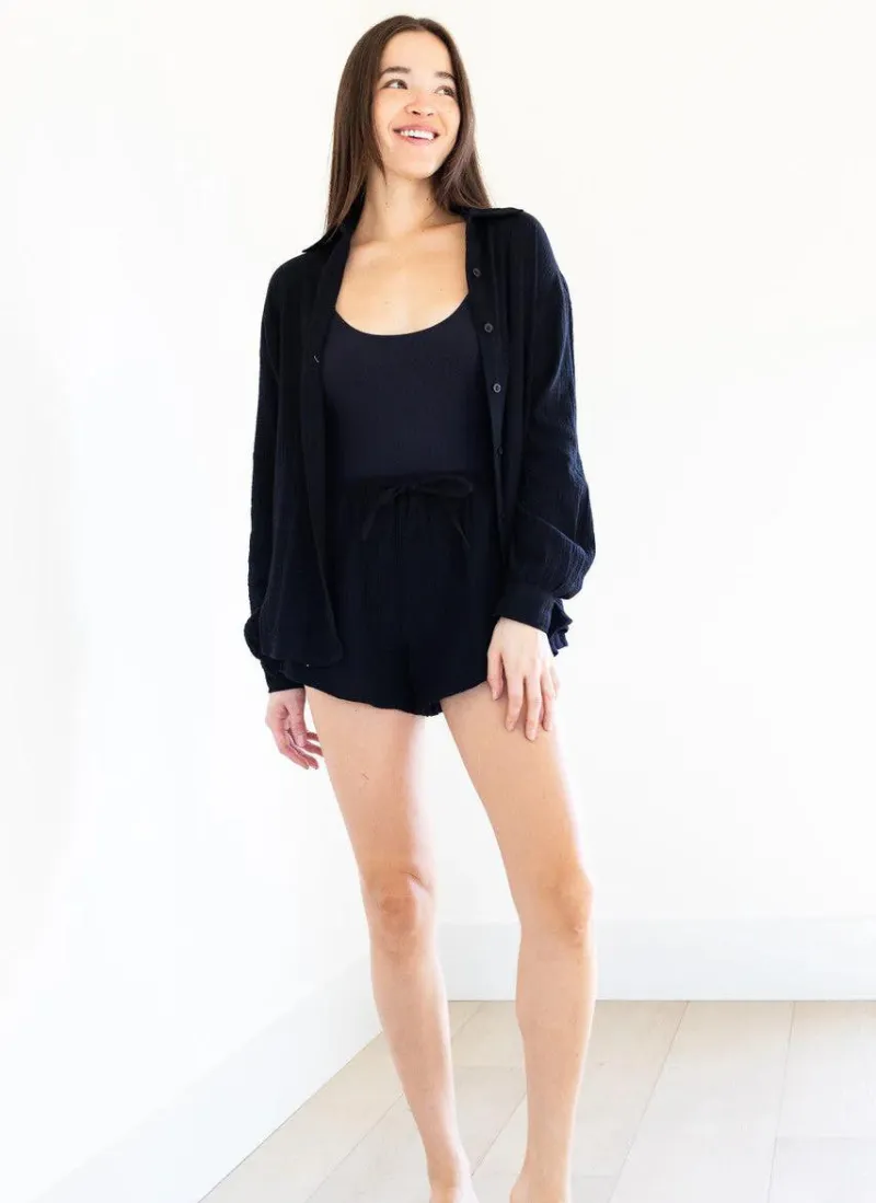 Rhea Long Sleeve Short Set