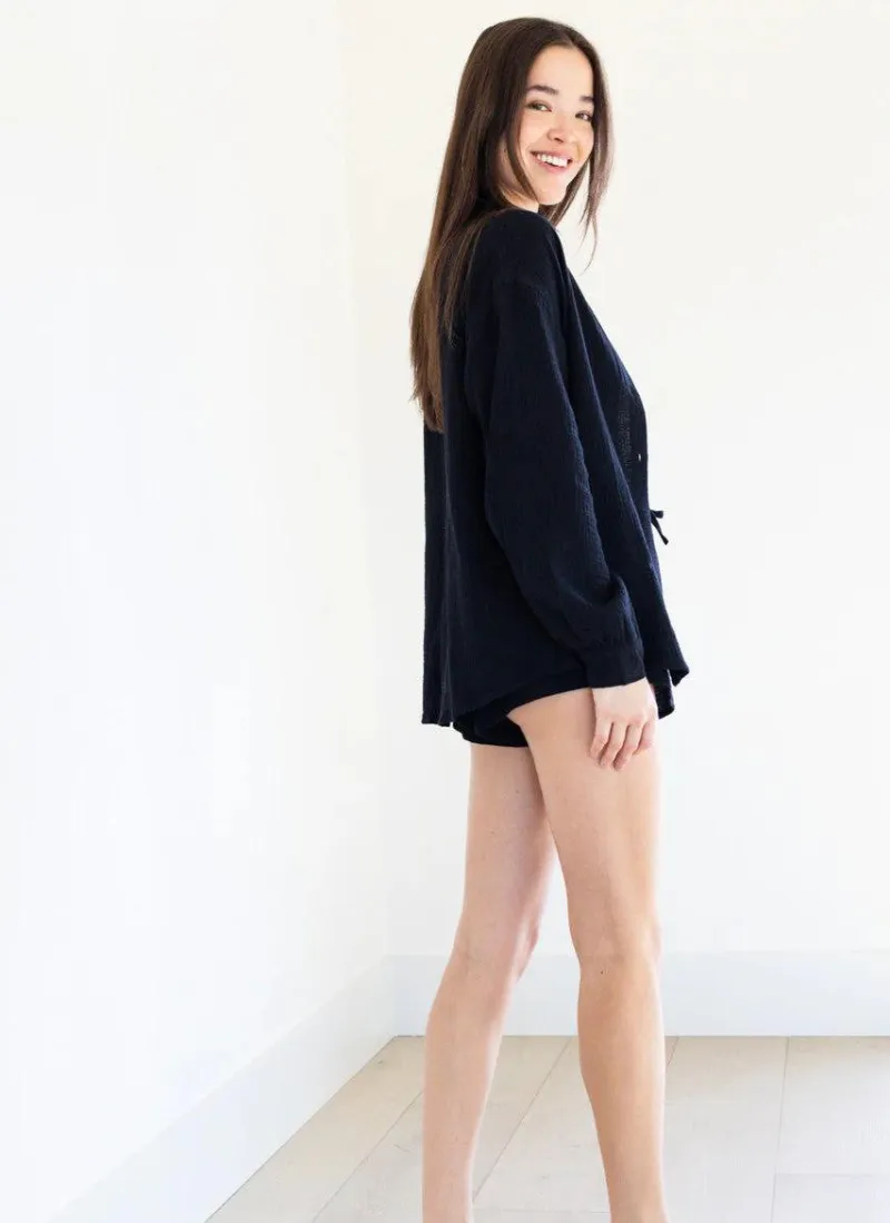 Rhea Long Sleeve Short Set