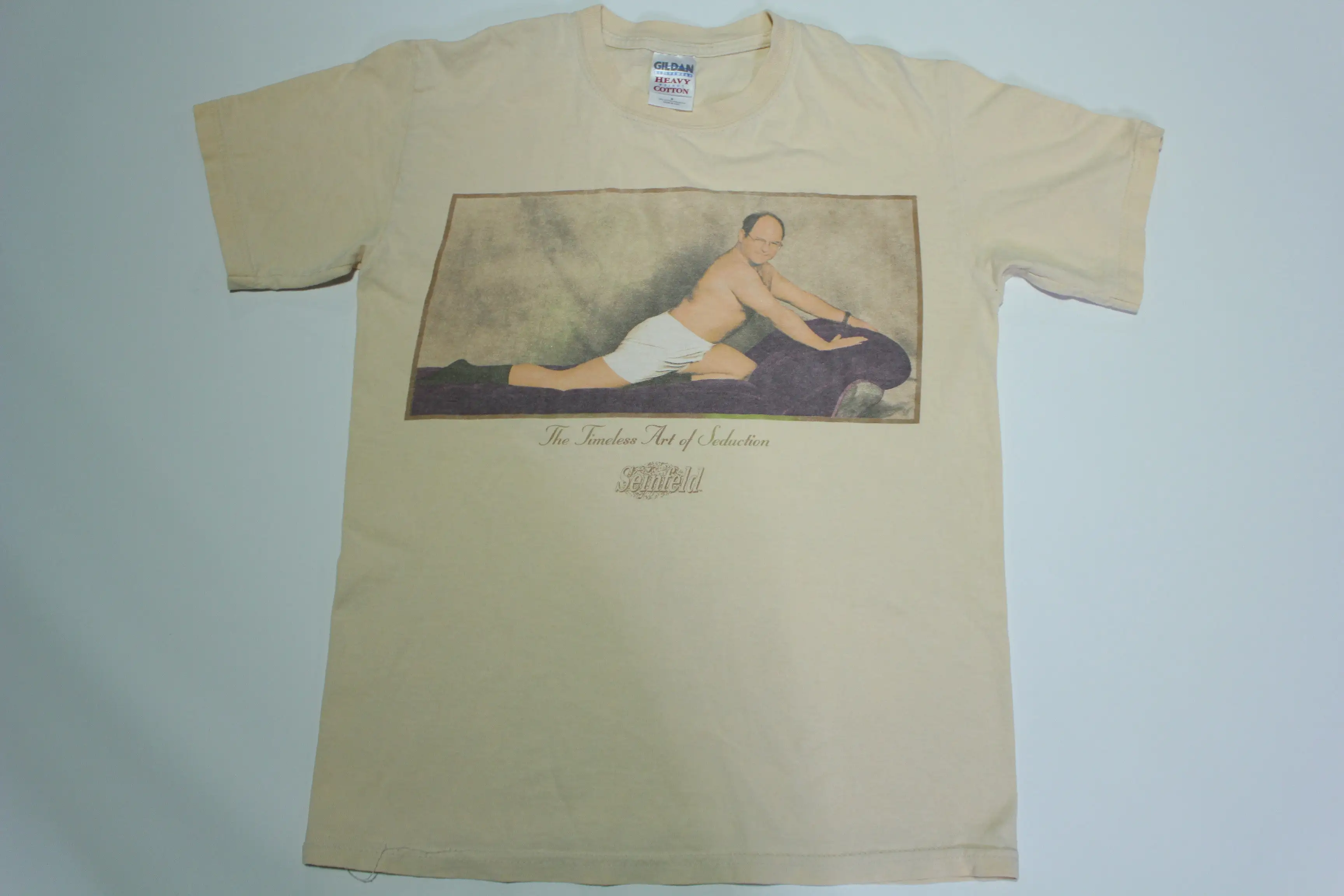 Seinfeld George Costanza Art Of Seduction Vintage 90's Gildan Tag Promo T-Shirt