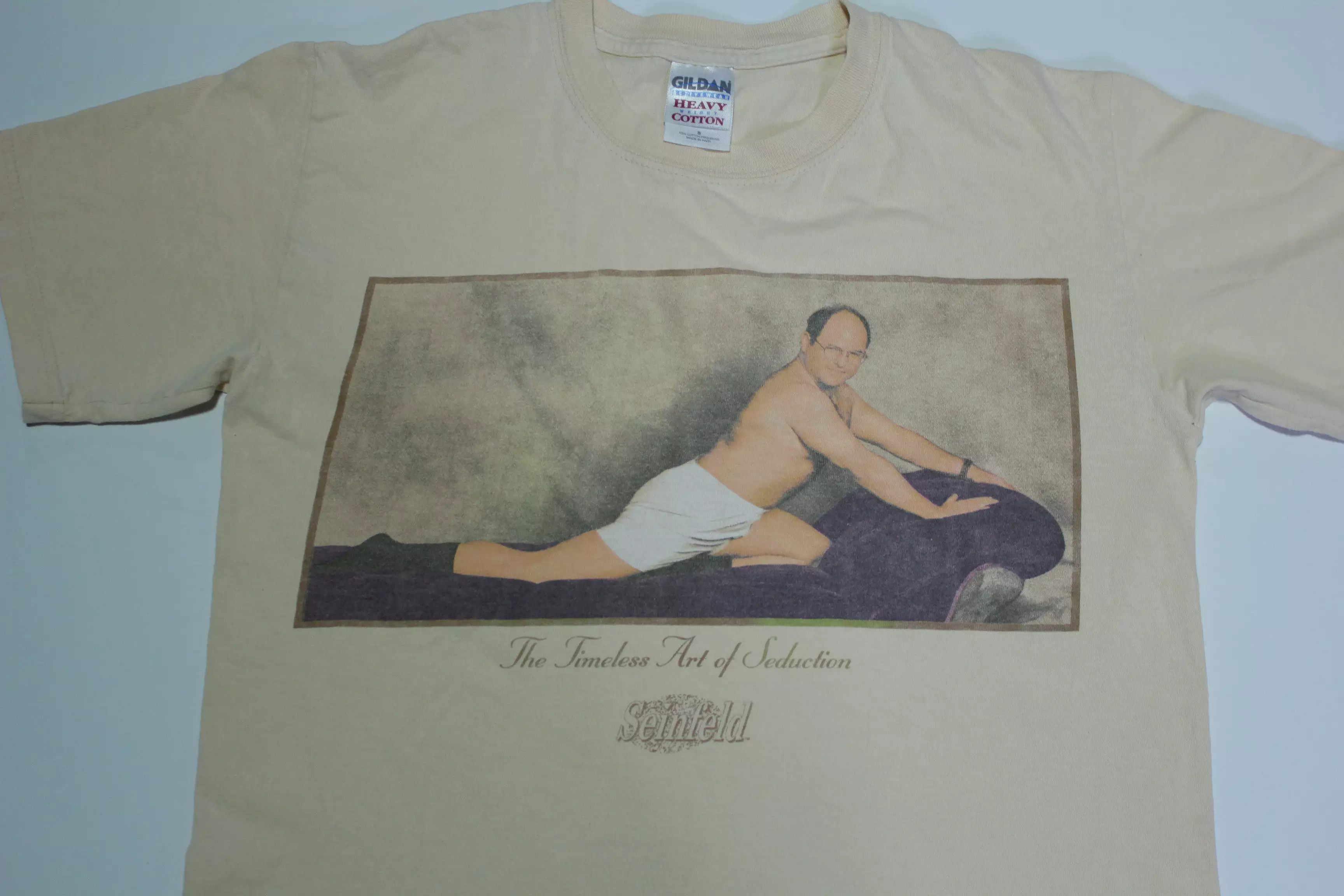 Seinfeld George Costanza Art Of Seduction Vintage 90's Gildan Tag Promo T-Shirt