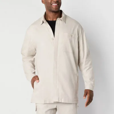 Shaquille O'Neal XLG Utility Overshirt Mens Big and Tall Utility Overcoat