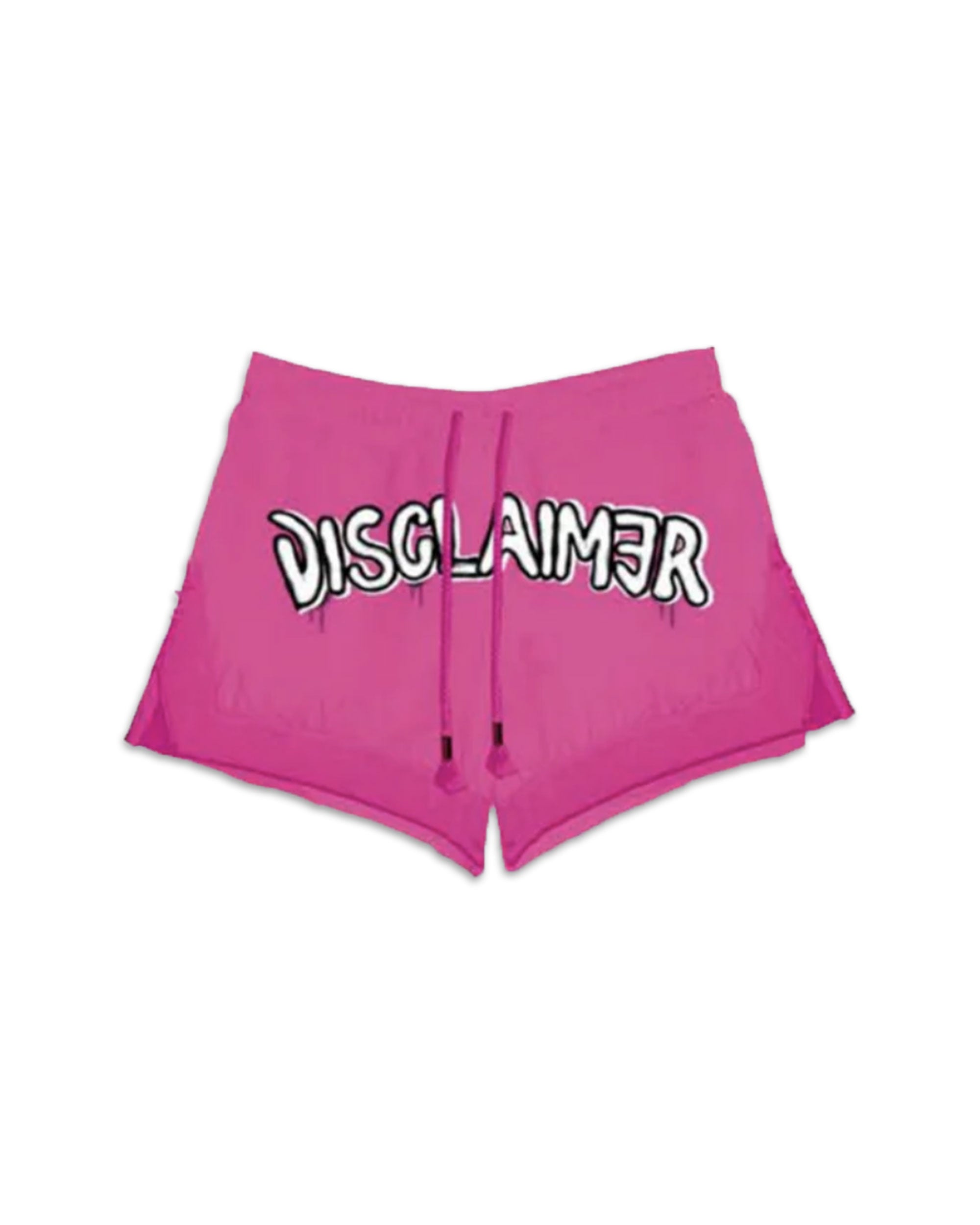 Short Donna Disclaimer Big Logo Fuxia