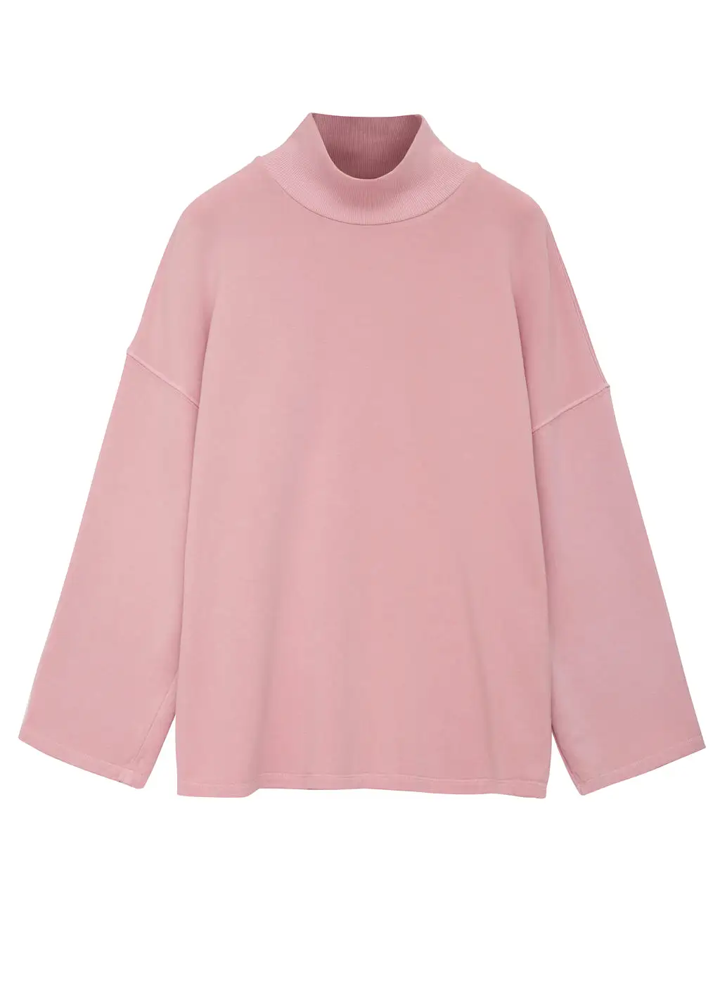 Softest Fleece Mock Neck Pullover in Ballet