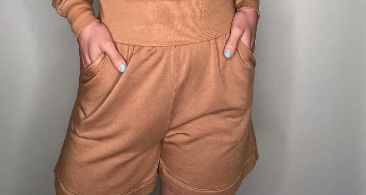 Softest Fleece Shorts - Camel