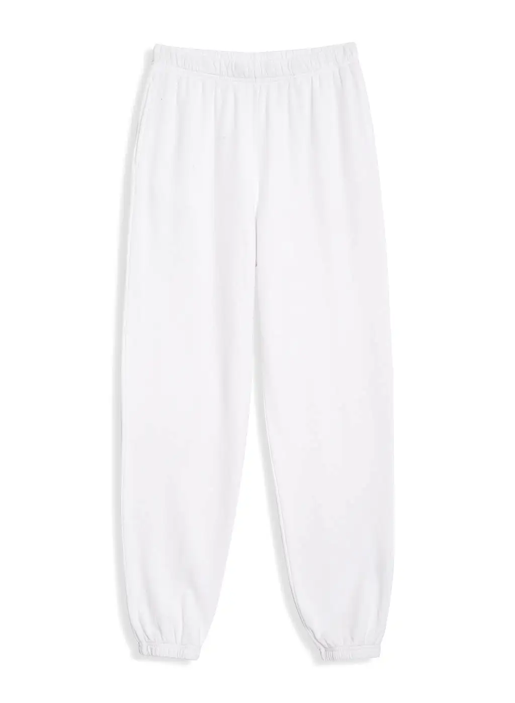 Softest Fleece Sweatpant with Pockets in White