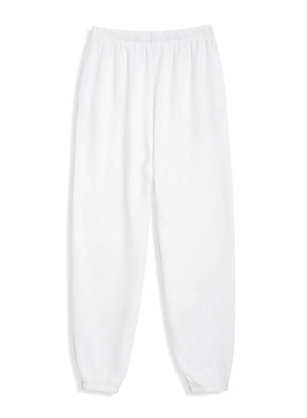 Softest Fleece Sweatpant with Pockets in White