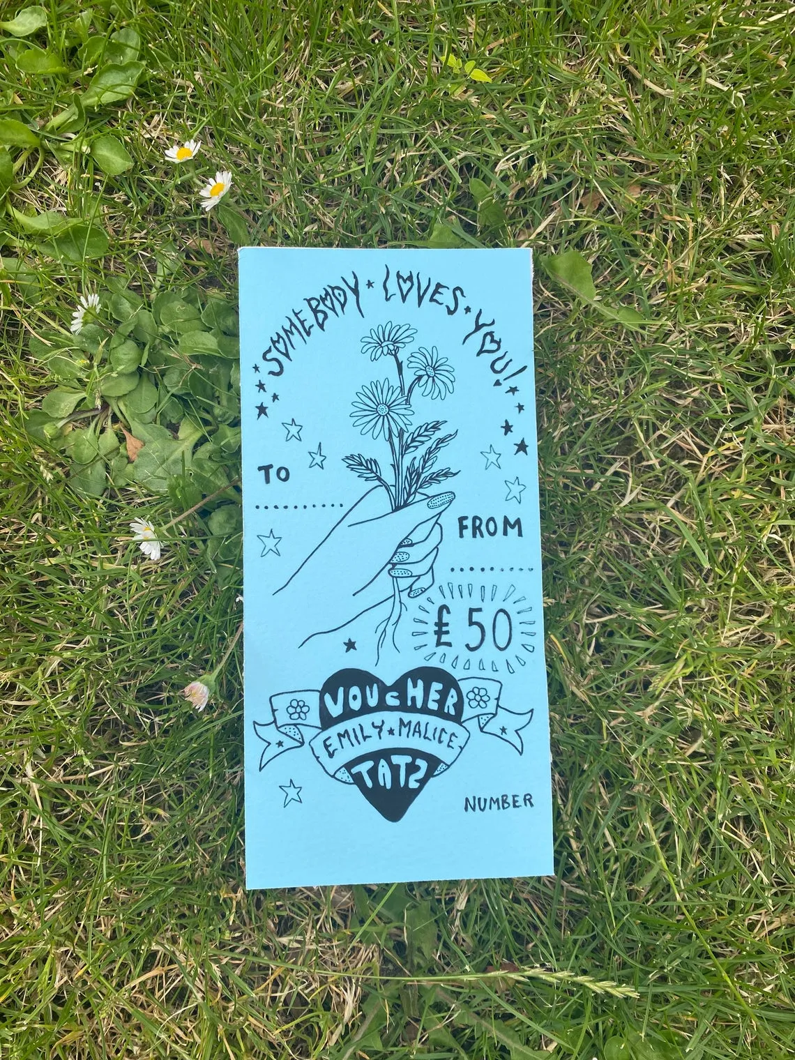 Somebody Loves You Tattoo Voucher 50