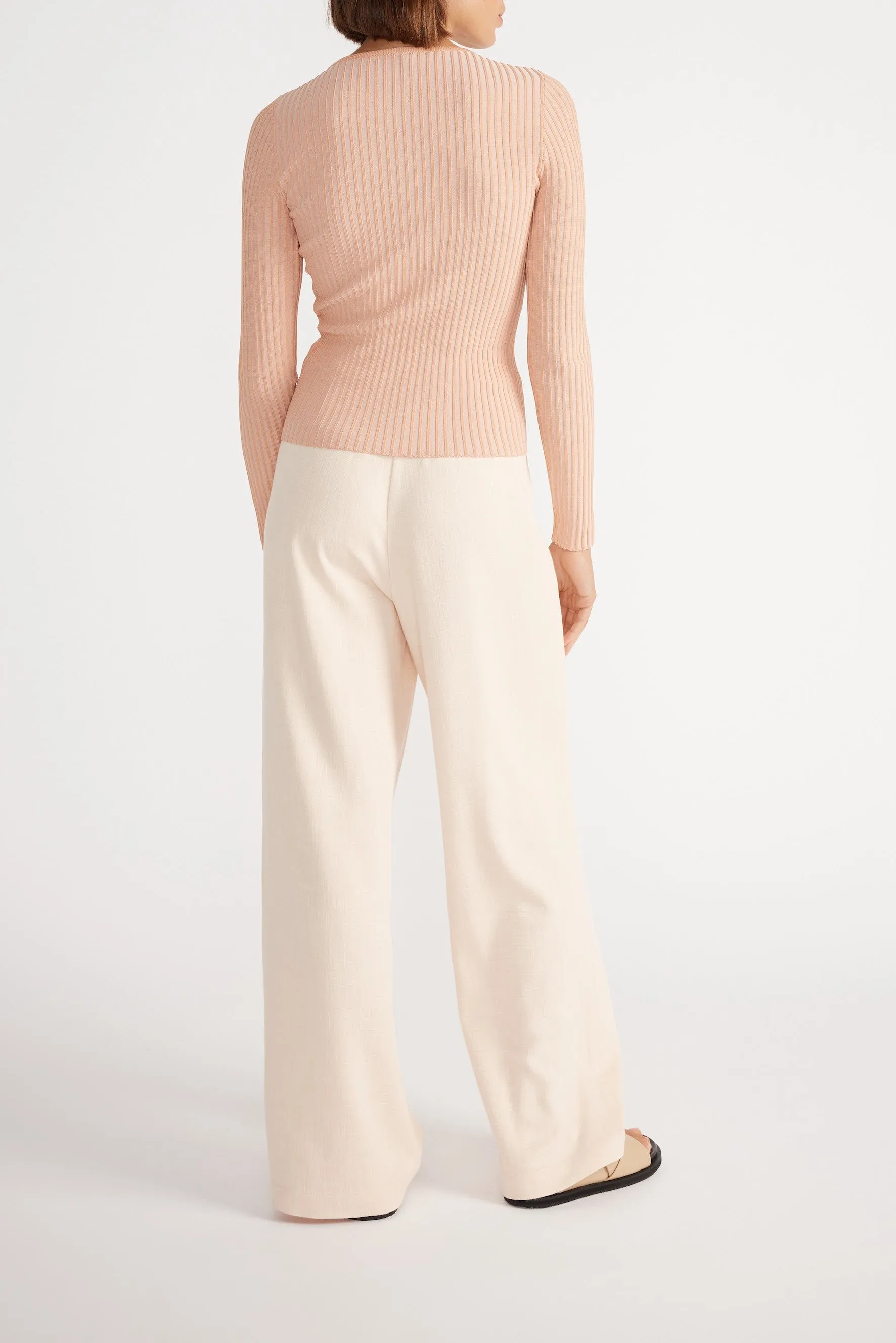 Staple the Label - Ana Wide Leg Pant Peach