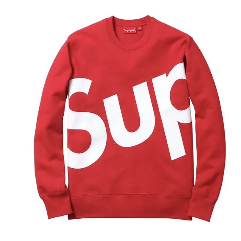 SUPREME SUP BIG LOGO CREWNECK FW13