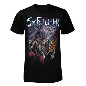 t-shirt metal men's Six Feet Under - Scales of Death - ART WORX - 711207-001  -  Metal-shop