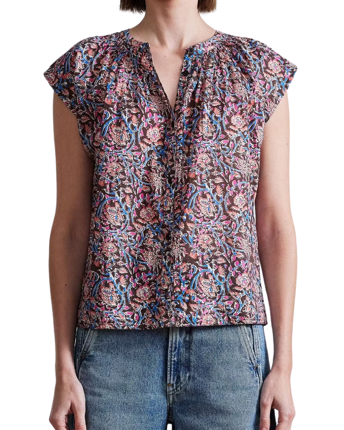 Verano Button Up (Bella Floral)