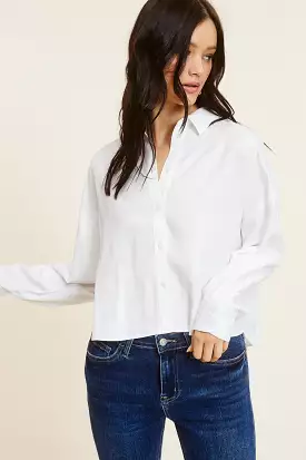 White Button Down Top