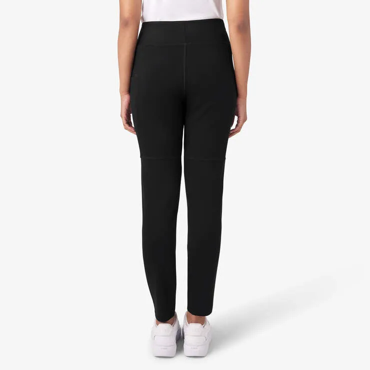 Women's Double Pocket Leggings - Black