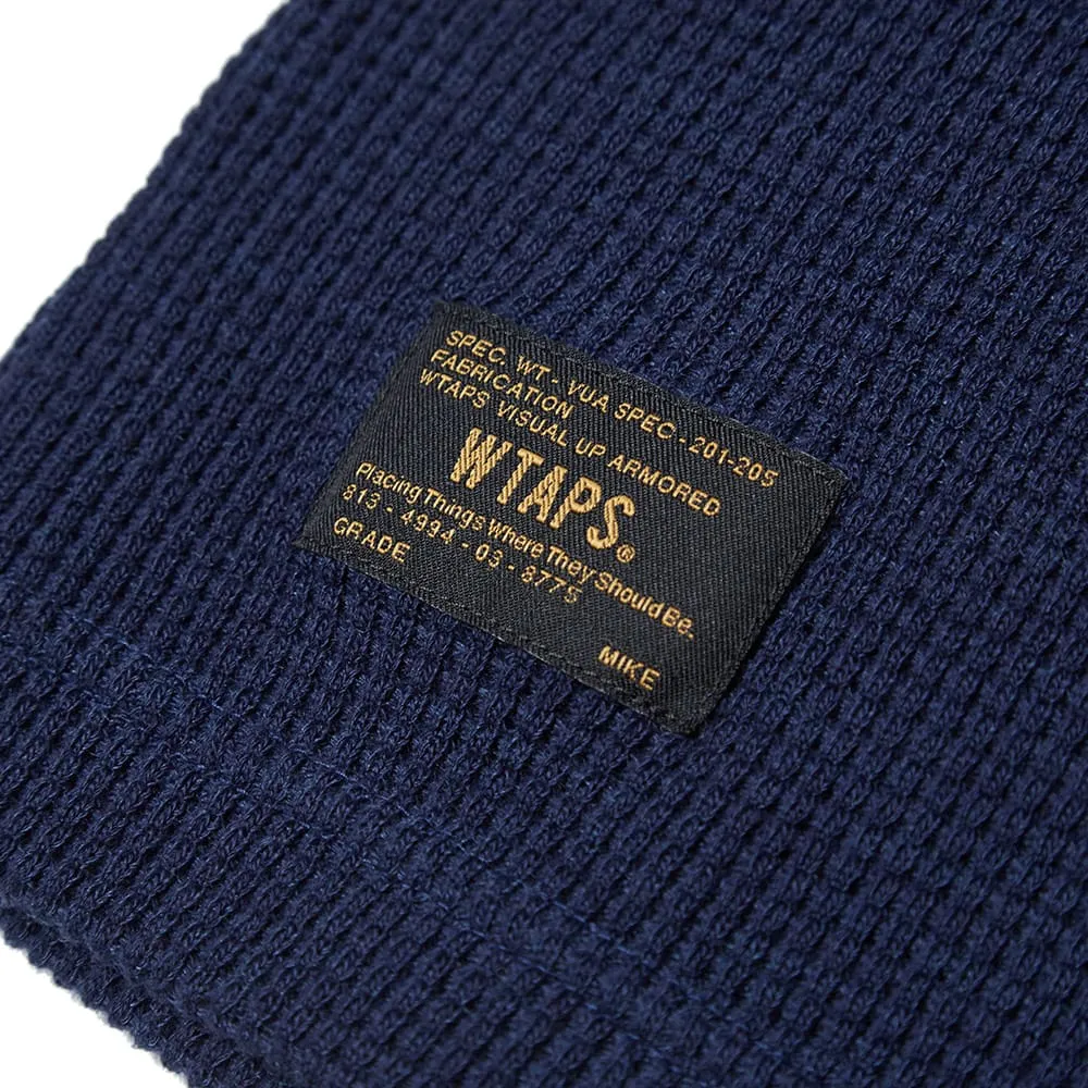 WTAPS Long Sleeve Waffle TeeNavy