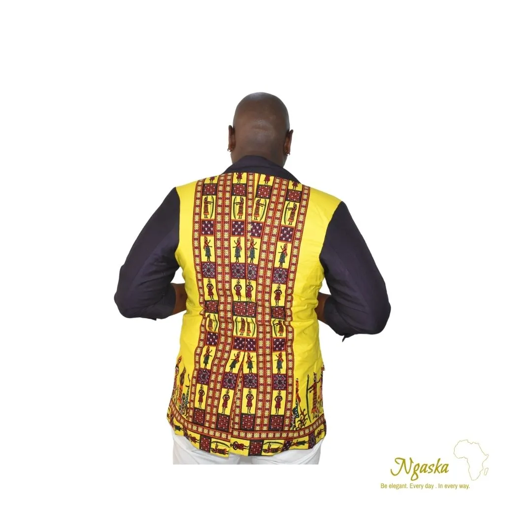 Yellow Dashiki Jacket DJY