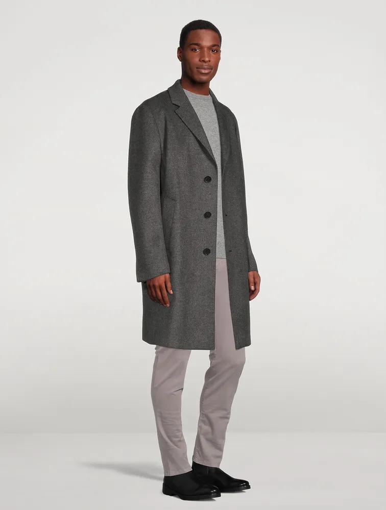 ZEGNA Wool Cashmere And Silk Overcoat