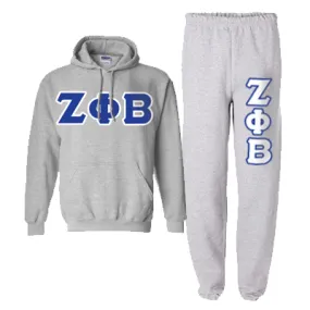 Zeta Phi Beta Hoodie and Sweatpants, Package Deal - TWILL